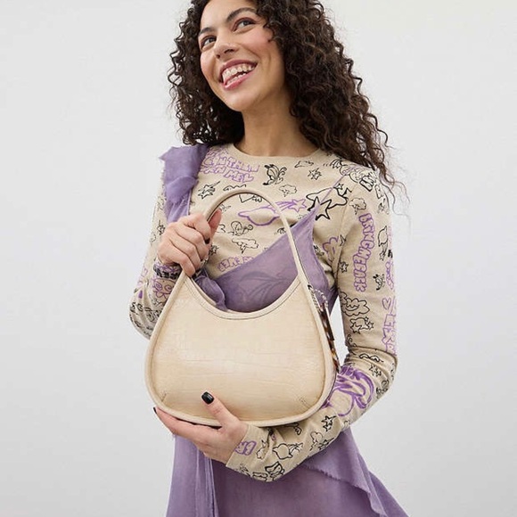 Coach Ergo Bag In Croc Embossed Coachtopia Leather - Picture 2 of 13